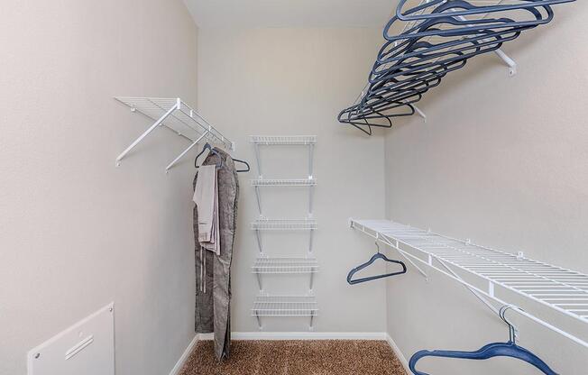 SPACIOUS WALK-IN CLOSET