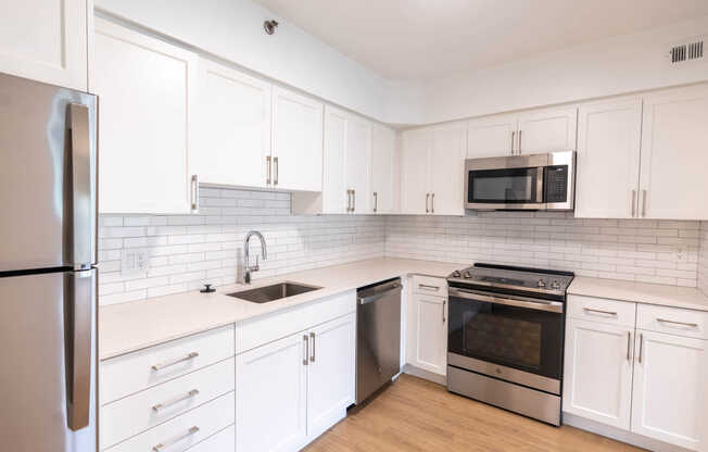 Kitchen with Stainless Steel Appliances