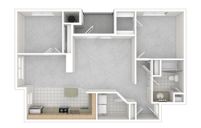 2 beds, 1 bath, 985 sqft, $1,565