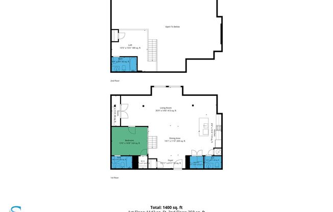 2 beds, 2.5 baths, 1,700 sqft, $1,950, Unit 410