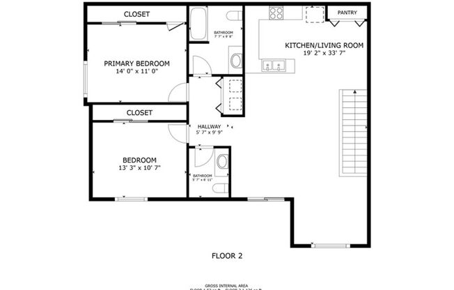 2 beds, 1.5 baths, $1,465, Unit 2768-11