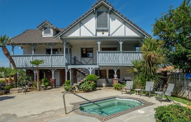 Pool View at Oxford Park Apartments, California