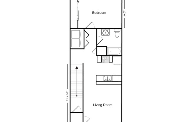 1 bed, 1 bath, 797 sqft, $1,160, Unit AL 2013-64