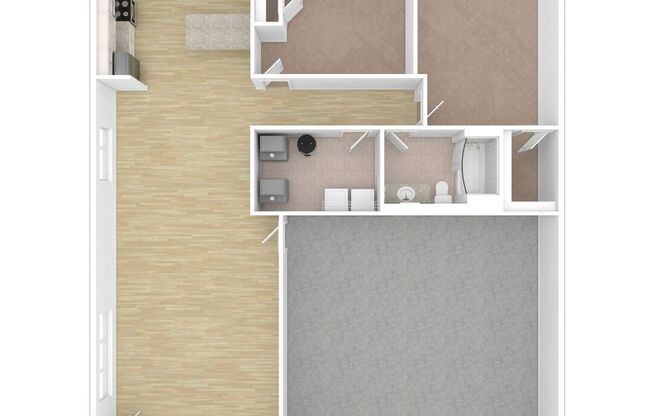 2 beds, 1 bath, 1,214 sqft, $2,470