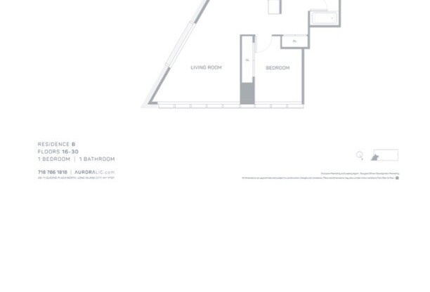 1 bed, 1 bath, $4,200, Unit 30B