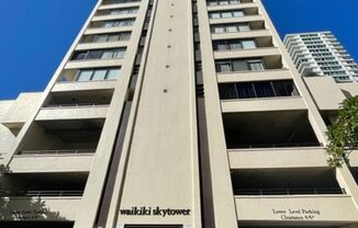 FURNISHED 1 Bedroom, 1 Bathroom, 1 Parking (Waikiki Skytower)