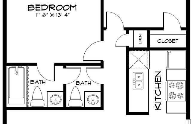 2 beds, 1.5 baths, 905 sqft, $950, Unit 71-308