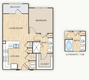 1 bed, 1 bath, 675 sqft, $1,125