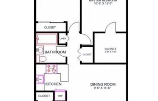 2 beds, 1 bath, 1,050 sqft, $2,600, Unit 71-2