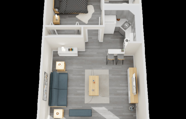 1 bed, 1 bath, 450 sqft, $1,005