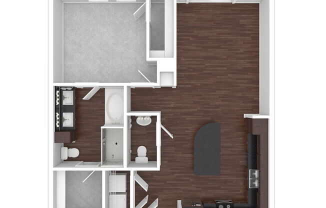 1 bed, 1 bath, 846 sqft, $1,585