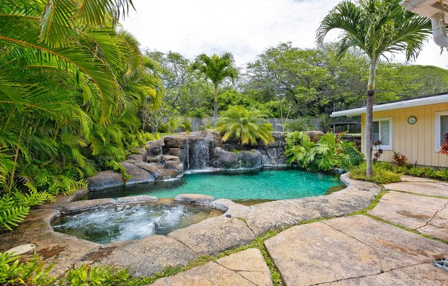 Pet Friendly Kailua Home with Pool, Waterfall, & A/C