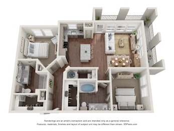 2 beds, 2 baths, 1,139 sqft, $1,857
