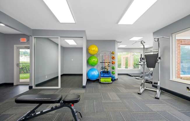 Fitness Center at Ivy Hills Living Spaces, Cincinnati, Ohio