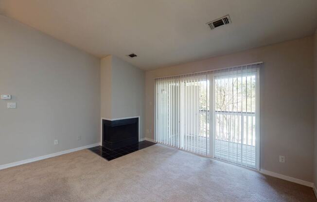 Living Room with Fireplace at Montclair Apartments, Silver Spring, MD