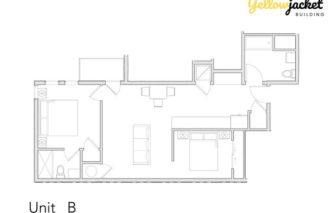 1 bed, 2 baths, 815 sqft, $2,000, Unit 4B