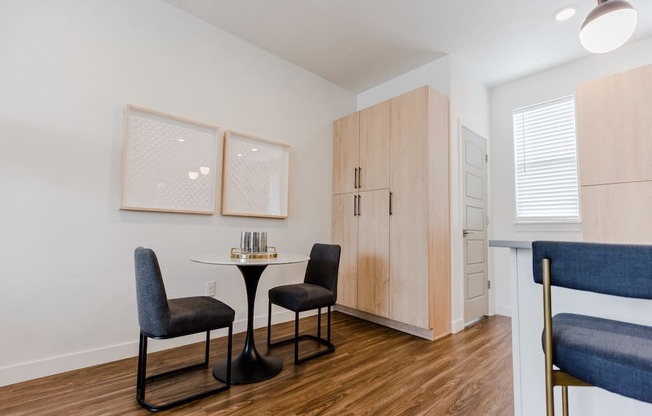 The Hudson Townhomes Salt Lake City Utah Dining Area