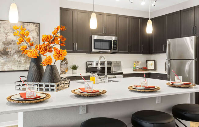 Kitchen area at 601 Pax, Phoenix