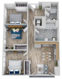 3 beds, 1.5 baths, 935 sqft, $2,499