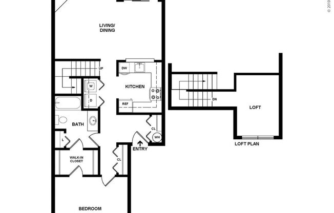 1 bed, 1 bath, 917 sqft, $1,786