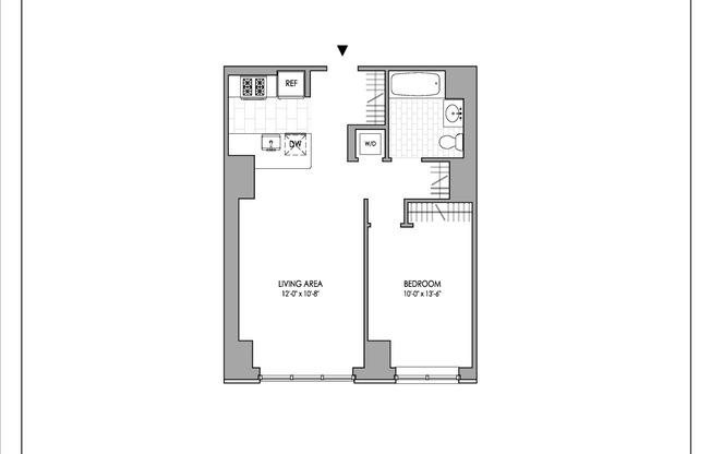 1 bed, 1 bath, $4,180, Unit 418