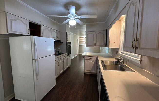 3 Bedroom, 1 Bath brick home on large fenced lot