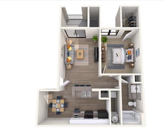 1 bed, 1 bath, 650 sqft, $1,335