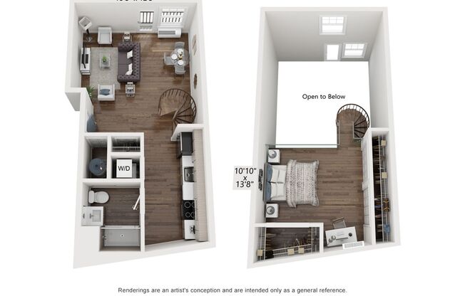 1 bed, 1 bath, 787 sqft, $2,300, Unit 623