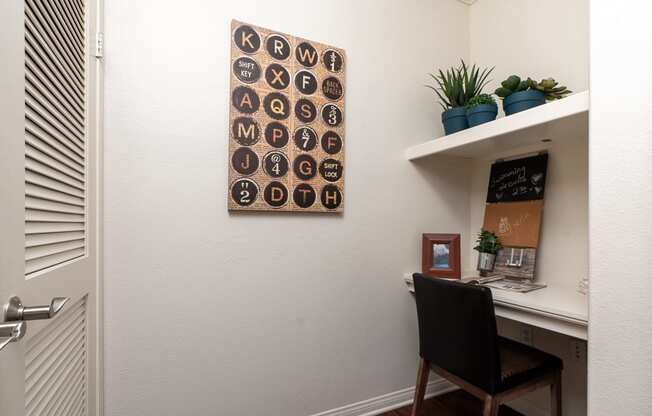 Office nook at Barrington Place, Rancho Cucamonga, CA, 91739