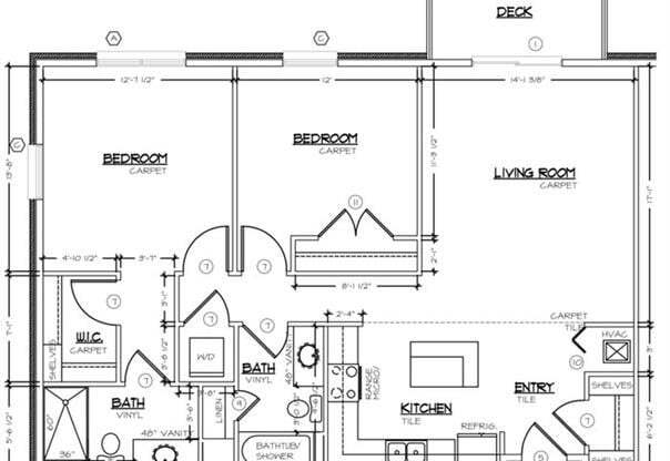 2 beds, 2 baths, 1,050 sqft, $1,400