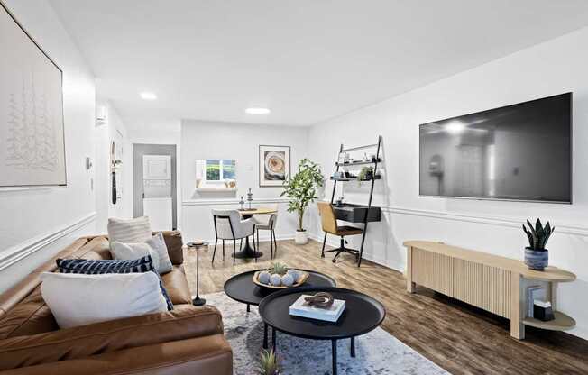 Spacious Living Room at 2000 Lake Washington Apartments in Renton, WA 98056