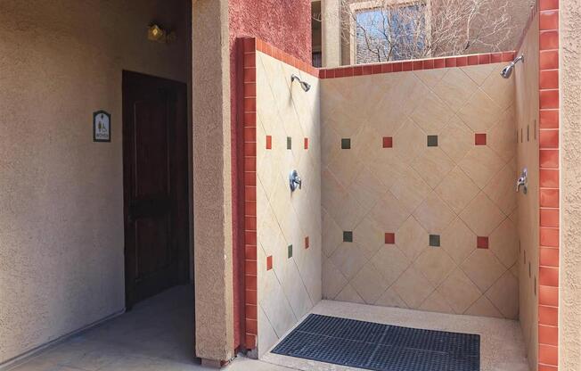 Modern Stand Up Montecito Pointe Shower in Las Vegas Apartment Rentals for Rent