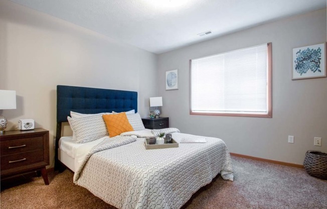 Two bedroom apartment homes with large closets at Flatwater Apartments in La Vista, NE