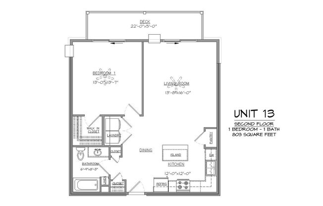 1 bed, 1 bath, 803 sqft, $1,499.99, Unit 1010-10