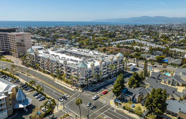 Aerial view of Admiralty Apartments