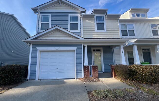 Charming 3BD, 2.5BA End Unit Raleigh Townhome with a Patio and Fenced Yard in an HOA Community, with Easy Access to I-540