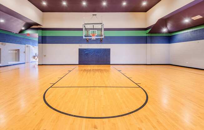 Indoor basketball court - The Crossings at Alexander Place