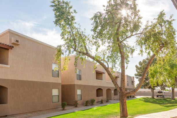 Lush Green Outdoor Spaces at Ranchwood Apartments, Arizona