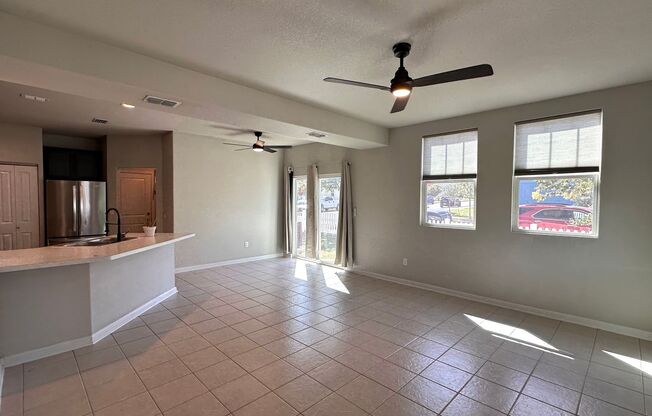 A Modern-Style 3 Bedroom / 2.5 Baths Two Story Home on a corner lot is for rent in Kyle, TX