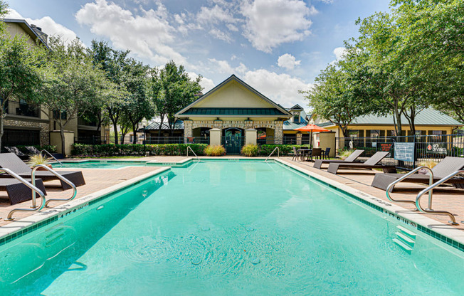 Swimming Pool With Relaxing Sundecks at Wind Dance, Carrollton, TX