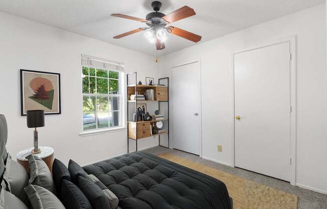 Bedroom with Abundant Natural Light