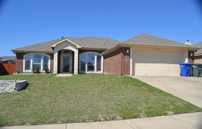 3Bed/2 Bath in desired neighborhood in Copperas Cove minutes from Fort Cavazos