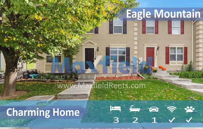 Charming Home - Eagle Mountain Townhome