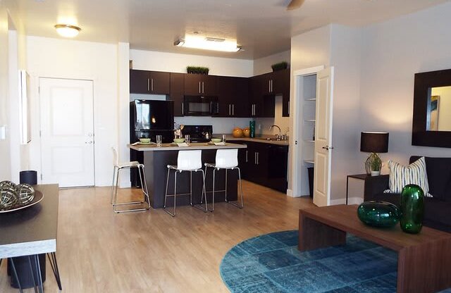 Open Concept Living Space at Enclave at 1400 South Apartments, Salt Lake City, Utah