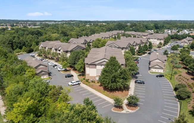 an aerial view of a large neighborhood of houses