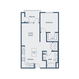 1 bed, 1 bath, 813 sqft, $3,350