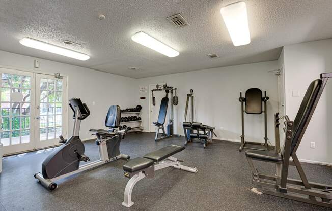 Fully Equipped Fitness Center at Copper Hill, Bedford, Texas