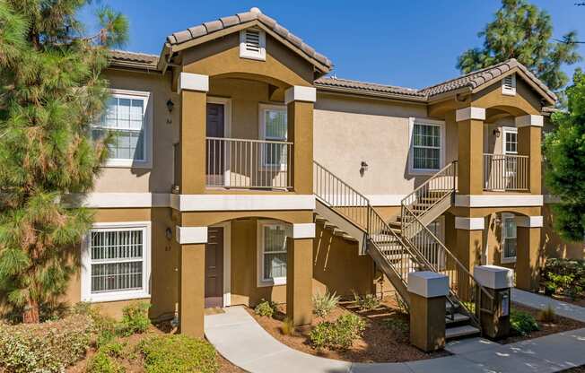 A two-story house at The Landing at Ocean View Hills Apartments