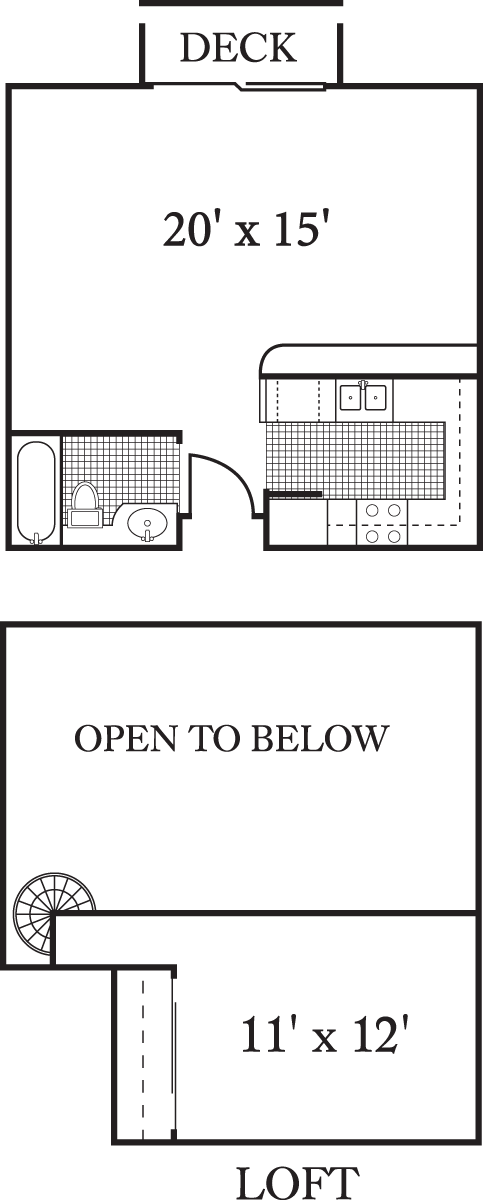 Studio, 1 bath, 690 sqft, $2,775, Unit 1310