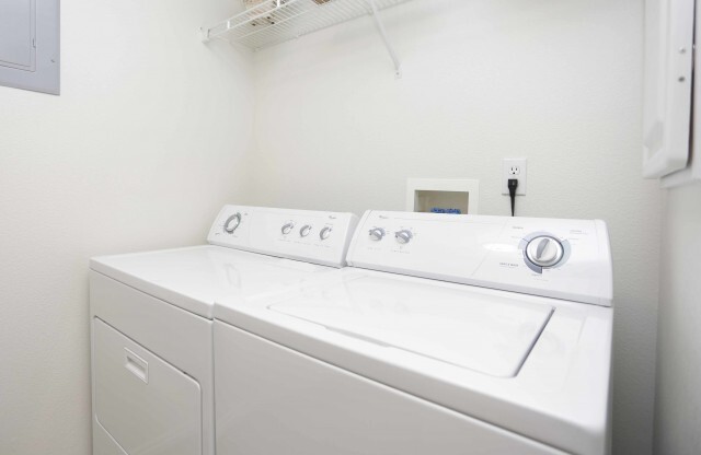 Laundry area with washer and dryer